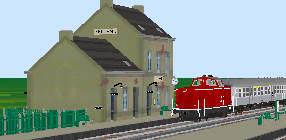 Bahnhofsszene