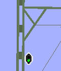Strabsignal an Mast